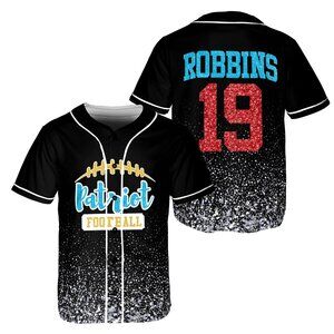 Custom logo Jersey, Custom name and number, Unisex Baseball Jersey